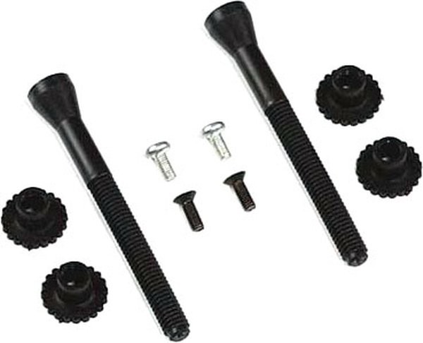Anti-roll bar set 1.9 mm, Black # Long (For CF6 Arms)