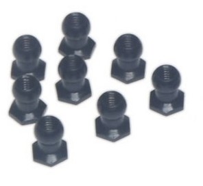 Female Aluminum M3 Uniball 4.8mm